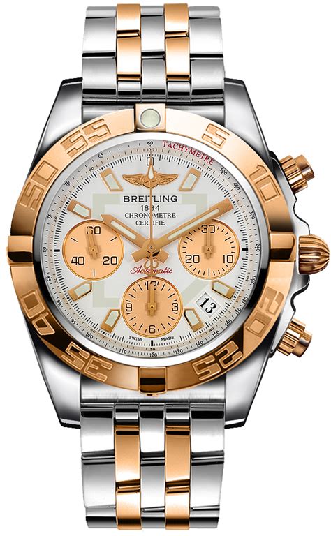 breitling chronomat 41 bicolore|breitling chronomat 41 for sale.